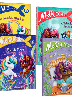英文原版 Mermicorns 美人鱼独角兽系列4册 儿童冒险魔法主题章节桥梁书 Sudipta Bard 英文版 进口英语原版书籍