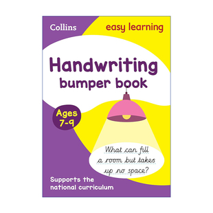 英文原版 Collins Easy Learning KS2 Handwriting Bumper Book Ages 7-9 柯林斯轻松学英国小学英语书写练习册 英文版 进口书籍