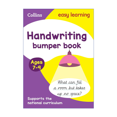 英文原版 Collins Easy Learning KS2 Handwriting Bumper Book Ages 7-9 柯林斯轻松学英国小学英语书写练习册 英文版 进口书籍