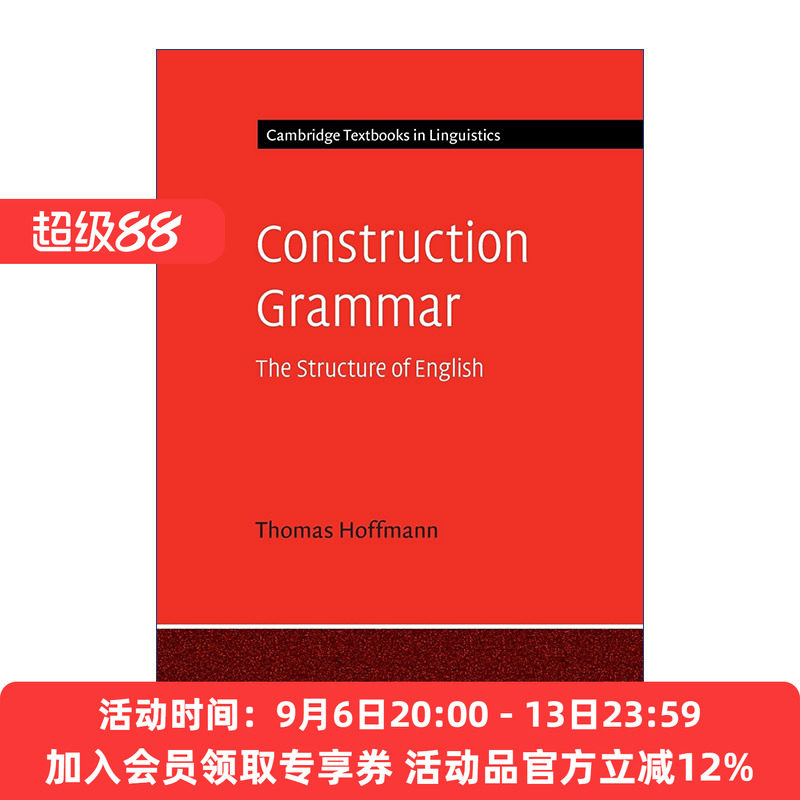 构式语法  英文原版 Construction Grammar 剑桥语言学文本系列 英文版 进口英语原版书籍