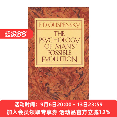 英文原版 The Psychology of Man's Possible Evolution 人可能进化的心理学 P.D. Ouspensky 英文版 进口英语原版书籍