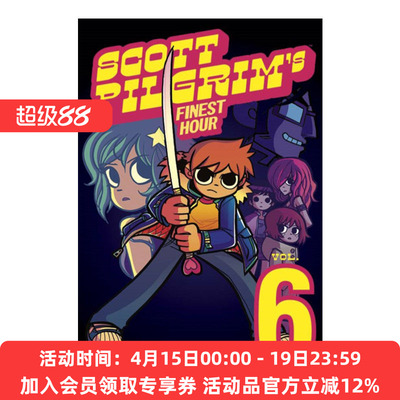 英文原版 Scott Pilgrim Vol.6 Scott Pilgrim's Finest Hour 歪小子斯科特卷六 布莱恩漫画 英文版 进口英语原版书籍