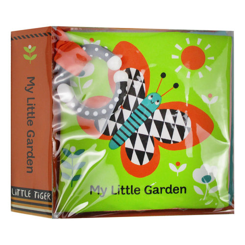 布书 小花园 英文原版绘本 My Little Garden Cloth Book 撕不烂益智玩具早教书 英文版幼儿英语学习启蒙书籍