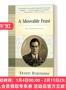 英文原版 A Moveable Feast the Restored Edition 流动的盛宴 复原版 英文版 进口英语原版书籍