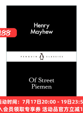 街头卖馅饼的人  英文原版 Of Street Piemen 亨利·梅休 企鹅小黑书系列 英文版 进口英语原版书籍