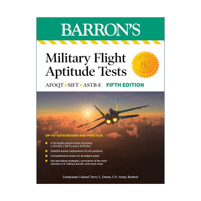 英文原版 Military Flight Aptitude Tests 巴朗 飞行员认知能力测试 第5版 英文版 进口英语原版书籍