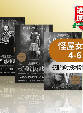 华研原版 怪屋女孩4-6 佩小姐的奇幻城堡 3本合集 英文原版小说 Miss Peregrine's Peculiar Children 英文版 进口英语原版书籍