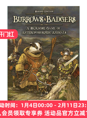 英文原版 Burrows & Badgers 洞穴与獾 奇幻题材Osprey桌面战棋游戏 第二版 精装 英文版 进口英语原版书籍