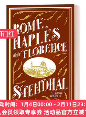 英文原版 Rome Naples and Florence 罗马 那不勒斯和佛罗伦萨 司汤达 Alma经典文学 英文版 进口英语原版书籍