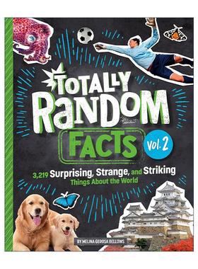 英文原版 Totally Random Facts Volume 2完全随机的事实 卷二 儿童精装科普百科 Melina Gerosa Bellows 英文版 进口英语原版书籍
