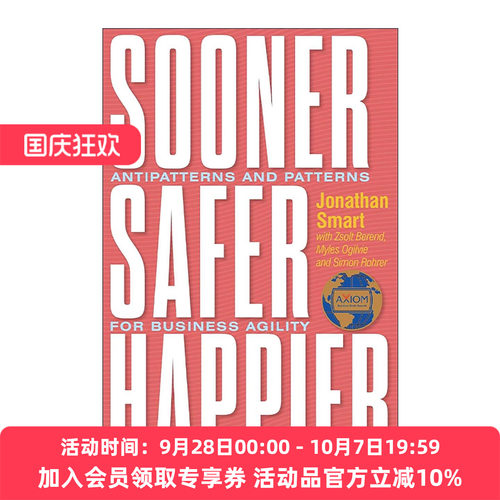 英文原版 Sooner Safer Happier 高质量交付 数智时代业务敏捷新思路 英文版 进口英语原版书籍