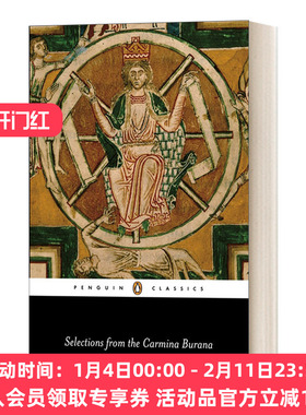 英文原版 Selections from the 'Carmina Burana' A Verse Translation 选自“布兰娜诗歌” 诗歌翻译 英文版 进口英语原版书籍