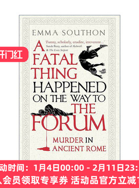 英文原版 A Fatal Thing Happened on the Way to the Forum 致命之路 古罗马的谋杀 历史犯罪学 英文版 进口英语原版书籍