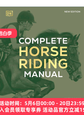 英文原版 Complete Horse Riding Manual DK马术全书 马术科普指南精装 英文版 进口英语原版书籍