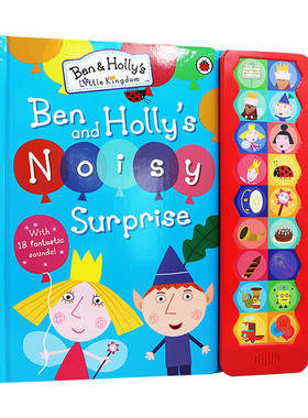 英文原版绘本 Ben and Holly's Little Kingdom  班班和莉莉的小王国 发声音书 玩具书 精装 英文版 进口英语原版书籍