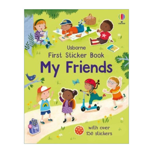 英文原版 First Sticker Book My Friends 我的第一本贴纸书 朋友 英文版 进口英语原版书籍
