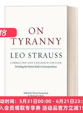 英文原版 On Tyranny Corrected and Expanded Edition 论僭政 色诺芬《希耶罗》义疏 豆瓣高分推荐 Leo Strauss 英文版 进口书