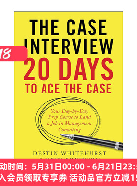 英文原版 The Case Interview 案例访谈 20天搞定案件 英文版 进口英语原版书籍