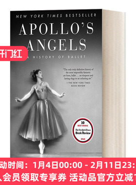 阿波罗的天使 英文原版 Apollo's Angels A History of Ballet 芭蕾艺术五百年 英文版 进口英语原版书籍