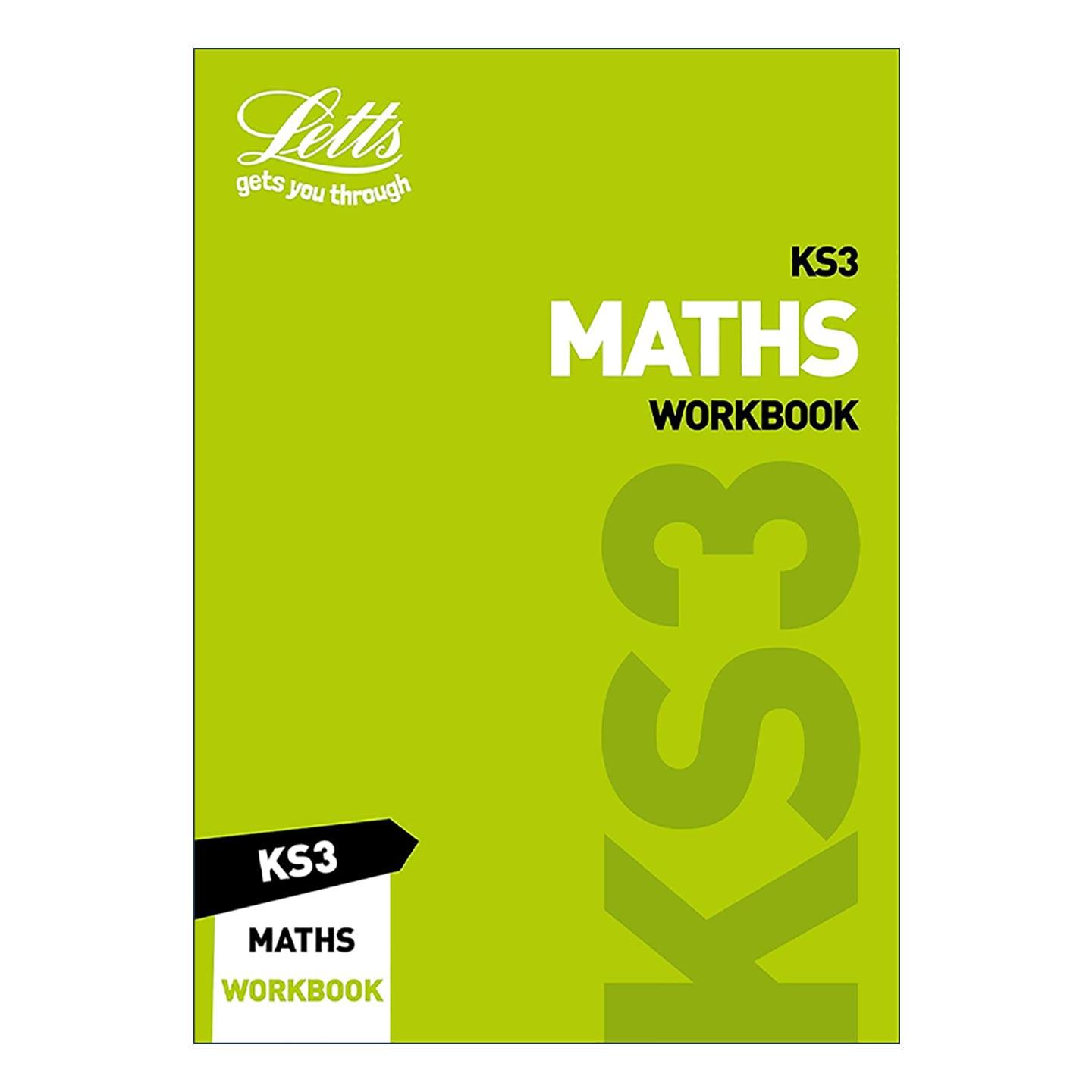 英文原版 Letts KS3 Maths Workbook KS3初中数学练习册 中学教材教辅 英文版 进口英语原版书籍