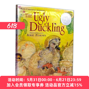 英文原版 The Ugly Duckling 丑小鸭 凯迪克银奖 精装绘本 安徒生 英文版 进口英语原版书籍