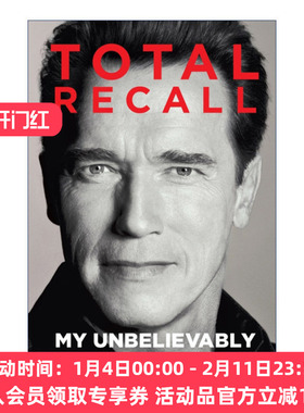 英文原版 Total Recall 终结者 施瓦辛格自传 英文版 进口英语原版书籍
