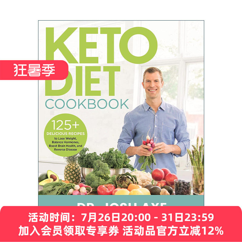 英文原版 Keto Diet Cookbook 生酮饮食食谱 精装 英文版 进口英语原版书籍