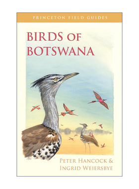英文原版 Birds of Botswana 博茨瓦纳鸟类 普林斯顿野外指南 Peter Hancock 英文版 进口英语原版书籍