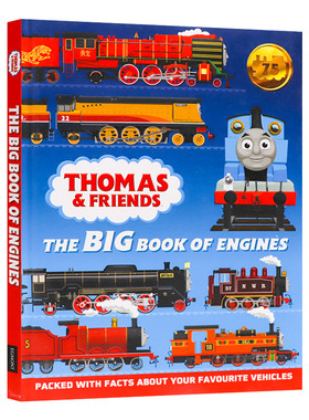 托马斯和朋友们 小火车大书 英文原版绘本 Thomas & Friends The Big Book of Engines 精装 儿童英语启蒙读物 英文版进口原版书籍