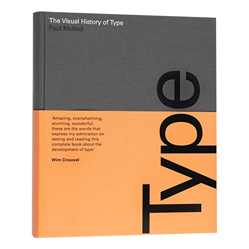 华研原版 字体视觉历史 英文原版 The Visual History of Type 艺术字体设计图书 英文版 进口英语书籍