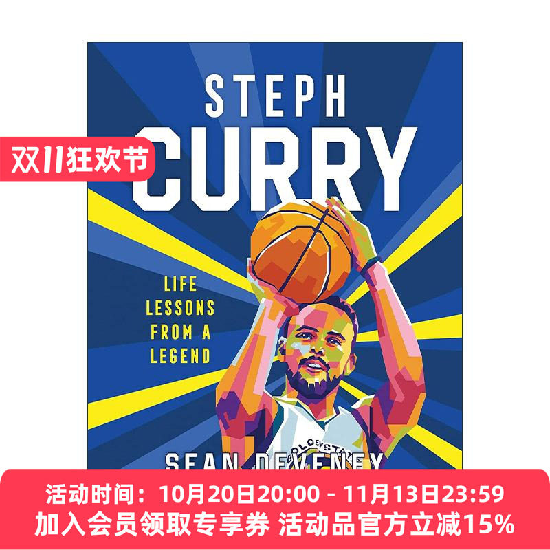 英文原版 Steph Curry 斯蒂芬·库里 传奇人物的人生教训 精装 英文版 进口英语原版书籍