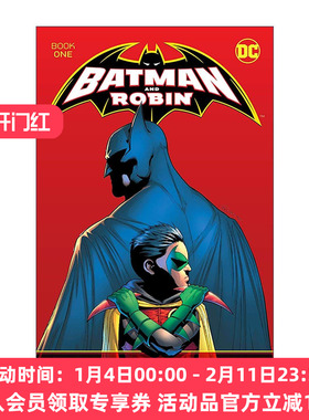 英文原版 Batman and Robin by Peter J. Tomasi and Patrick Gleason Book One 蝙蝠侠与罗宾 卷一 DC漫画 进口英语原版书籍