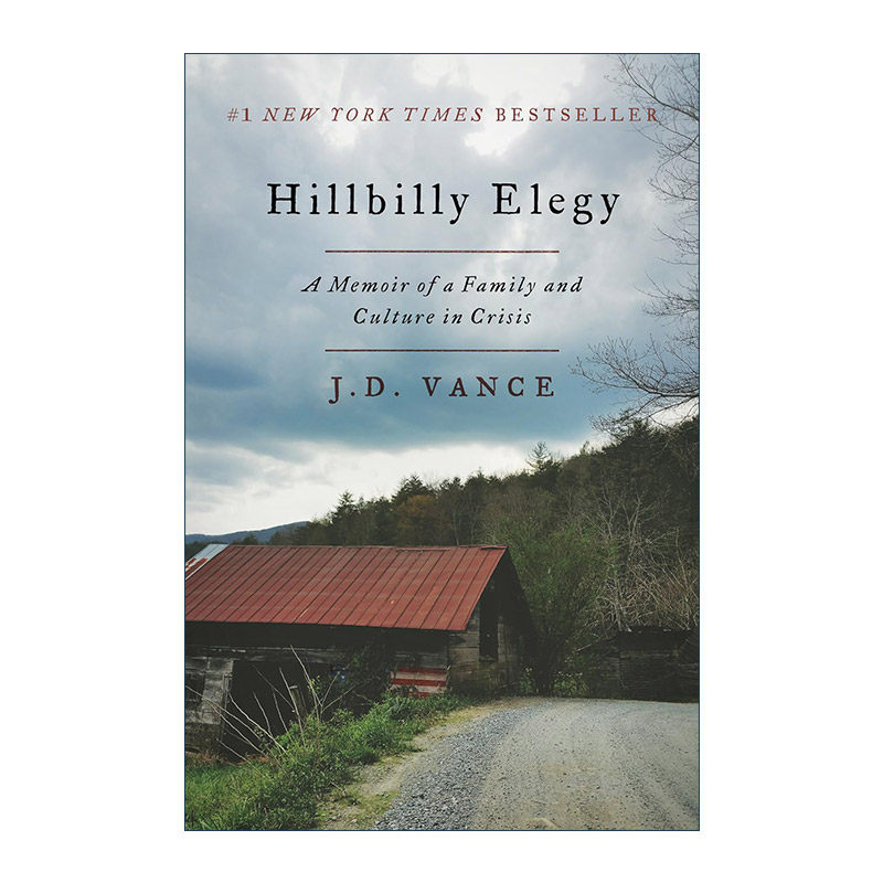 乡下人的悲歌 英文原版 Hillbilly Elegy J.D.万斯 美国生活回忆录 精装 英文版 进口英语原版书籍