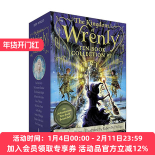 英文原版 The Kingdom of Wrenly Ten-Book Collection 2 儿童魔法故事 Wrenly王国系列11-20套装 英文版 进口英语原版书籍