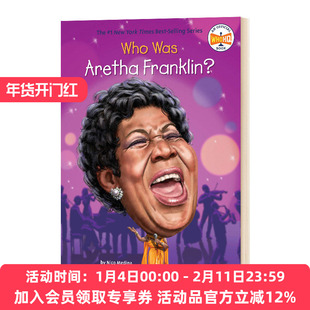 英文原版 Who Was Aretha Franklin? 谁是艾瑞莎富兰克林 中小学生读物 名人传记 英文版 进口英语原版书籍