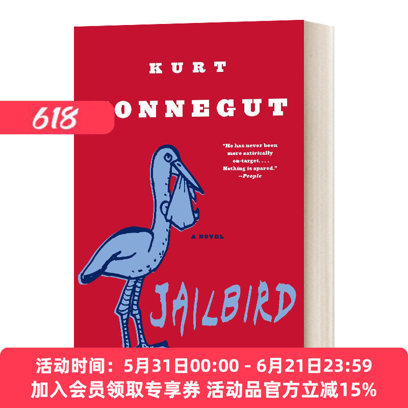 英文原版小说 Jailbird 囚鸟 库尔特·冯内古特 英文版 进口英语原版书籍
