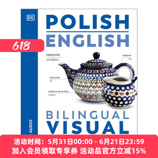 原版 Polish English Bilingual Visual Dictionary DK波兰语英语双语视觉词典 进口原版书籍