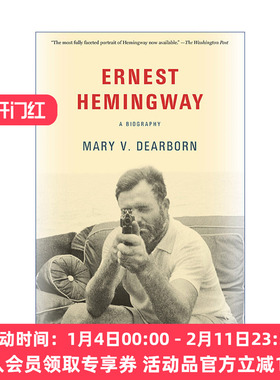 英文原版 Ernest Hemingway 欧内斯特·海明威传记诺贝尔文学奖得主 Mary V. Dearborn 英文版 进口英语原版书籍