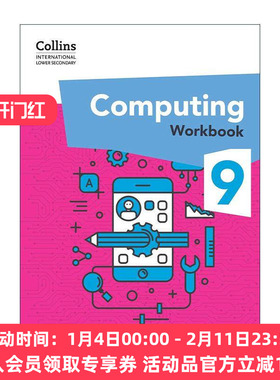 英文原版 Collins International Lower Secondary Computing Workbook 9 柯林斯国际初中计算机科学练习册9 英文版 进口英语书籍