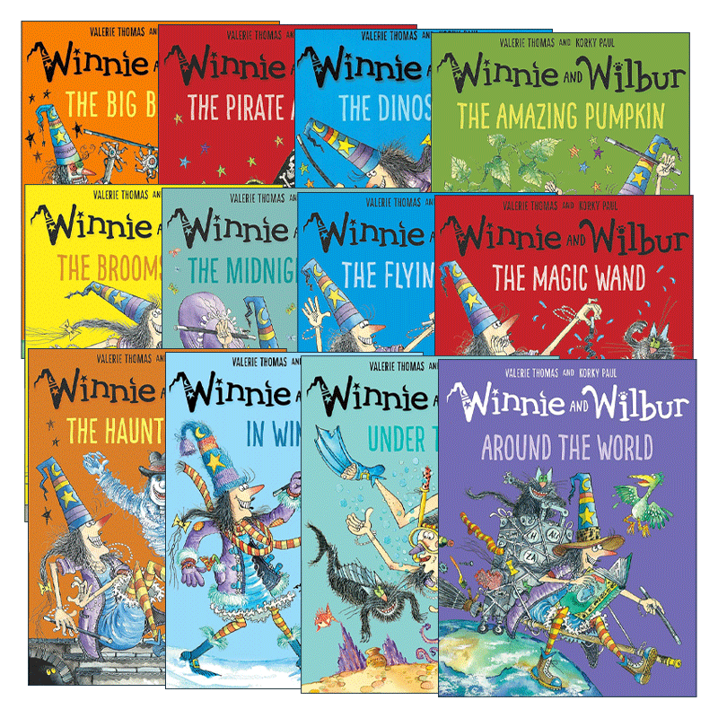英文原版 Winnie and Wilbur 女巫温妮绘本12册 吴敏兰书单 儿童图画故事书 英文版 进口英语原版书籍