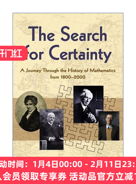寻找确定性  英文原版 The Search for Certainty 1800-2000年数学史之旅 Frank J. Swetz 英文版 进口英语原版书籍