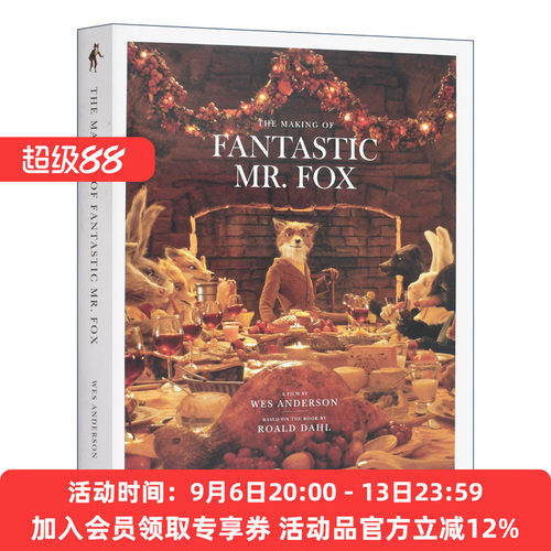 英文原版 Fantastic Mr Fox 了不起的狐狸爸爸 韦斯·安德森 电影制作画册 精装 英文版 进口英语原版书籍