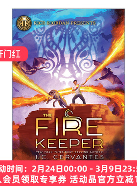 英文原版 The Fire Keeper (Storm Runner 02) 风暴狂人2 火焰守护人 波西杰克逊书系列 玛雅神话故事 儿童奇幻小说 进口英语书籍