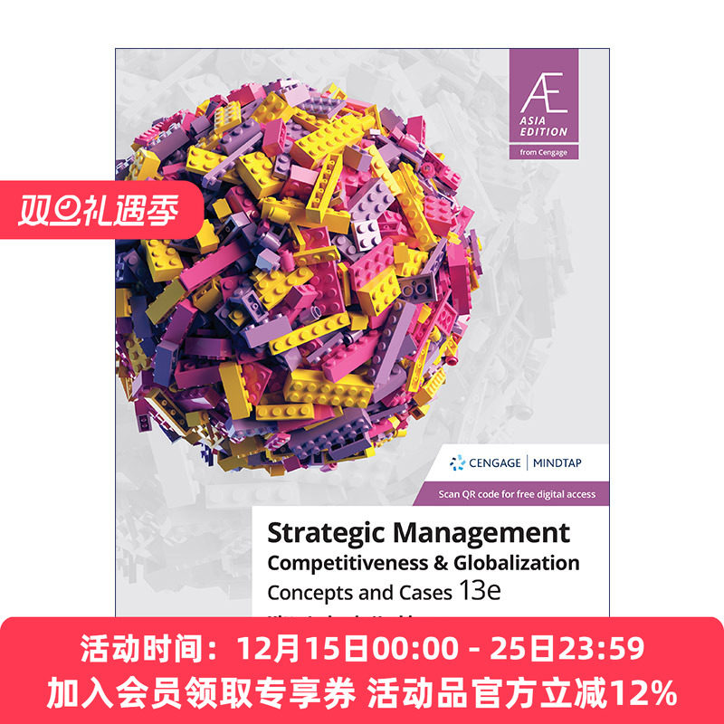 战略管理  英文原版 Strategic Management Competitiveness and Globalization 竞争与全球化 第13版 英文版 进口英语原版书籍