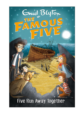 英文原版The Famous Five: Five Run Away Together 一起逃跑 五伙伴历险记3 疯狂侦探团 儿童动作冒险小说 伊妮德布莱顿 进口书籍