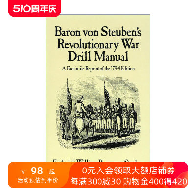 英文原版 Baron Von Steuben's Revolutionary War Drill Manual 革命战争训练手册 1794年版复印版 英文版 进口英语原版书籍