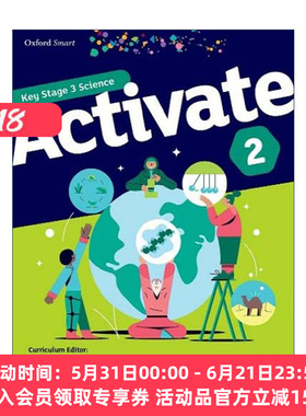 英文原版 Oxford Smart KS3 Science Activate 2 Student Book 牛津初中教材 科学学生用书2 英文版 进口英语原版书籍