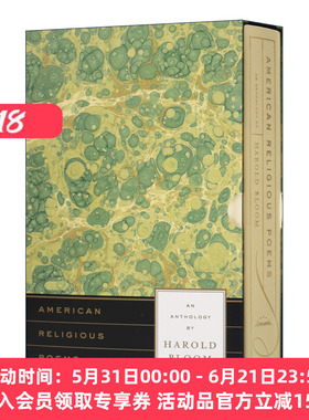 英文原版 American Religious Poems an Anthology by Harold Bloom  美国宗教诗歌:哈罗德·布鲁姆姆选集 精装 进口英语原版书籍
