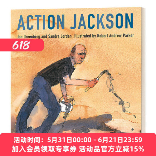 英文原版 Action Jackson 艺术家杰克逊·波洛克 英文版 进口英语原版书籍