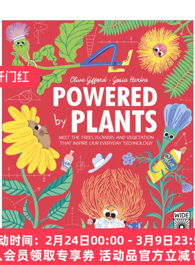 由植物提供动力 英文原版 Powered by Plants 儿童英语精装绘本 英文版 进口英语原版书籍